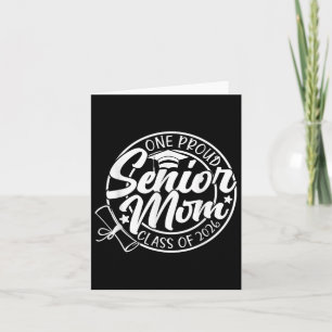 Een trotse senior mom CL van 2026 Afstuderen Leopa Kaart