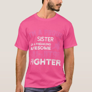 Een trotse zus van een jiu-jitsu strijder t-shirt