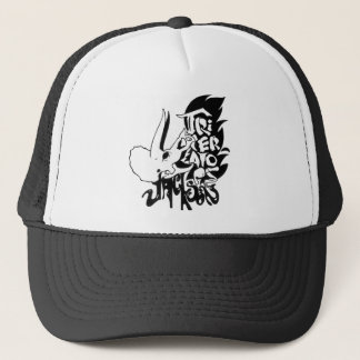 Een Trucker Hat, als je daar in zit Pet