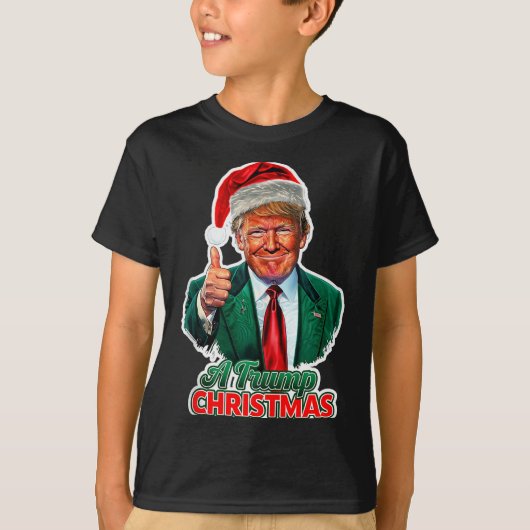 Een Trump Kerst Tank Top (Voorkant)