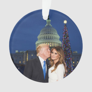 Een Trump Kerstmis: Donald en Melania Ornament