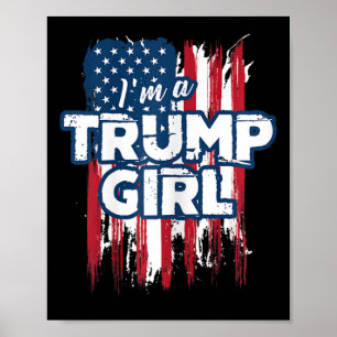 Een Trump Meisje Trump Pro President Donald Trump Poster