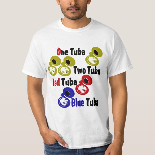 Een Tuba Twee Tuba T-shirt (Voorkant)
