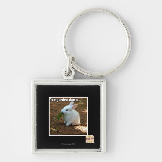 Één Tuin Down� Sleutelhanger (Voorkant)
