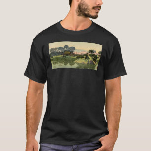 Een tuin in Okayama Japans natuurlijk landschap Gr T-shirt