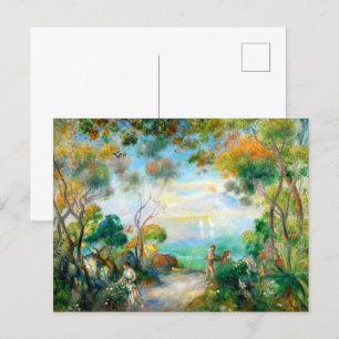 Een tuin in Sorrento, August Renoir Briefkaart