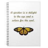 Een tuin is een wond notitieboek (Voorkant)