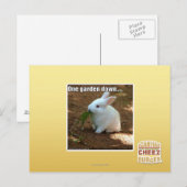 Een tuin naar beneden� briefkaart (Voorkant / Achterkant)