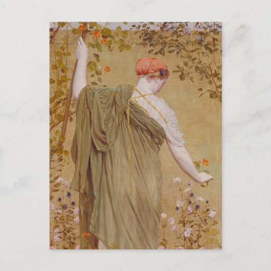 Een tuin van Albert Joseph Moore,  portret Briefkaart (Voorkant)