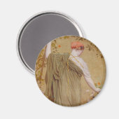 Een tuin van Albert Joseph Moore, portret Magneet (Voorkant / Achterkant)