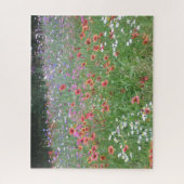 "Een tuin van wilde bloemen" Legpuzzel (Verticaal)
