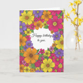 Een tuin vol wensen kaart (Gele Bloem)