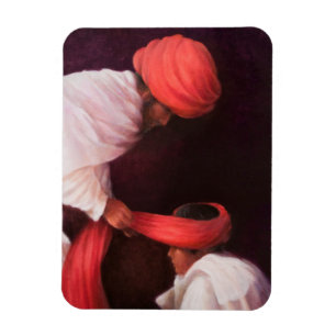 Een Turban 2010 binden Magneet