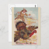 Een Turkije vangen,  KunstBriefkaart Briefkaart (Voorkant / Achterkant)