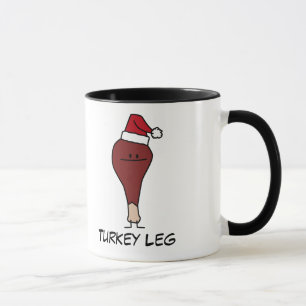 Een Turkse eend met kerstfeestdagen voor kerstmis Mok