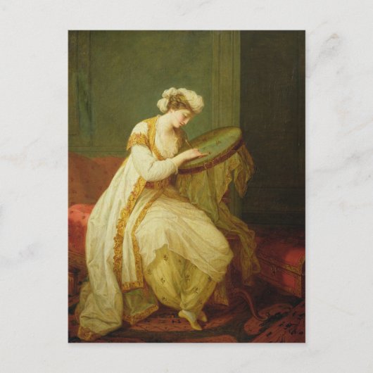 Een Turkse vrouw, 1773 Briefkaart (Voorkant)