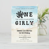 Een Turtley Geweldig Meisje Kaart (Staand voorkant)