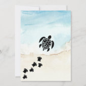 Een Turtley Prachtig Meisje Kaart (Achterkant)