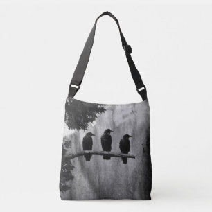 Een twee drie raven crossbody tas