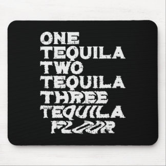 Een Twee Drie Tequila Vloer Grappig Mexicaans Fees Muismat