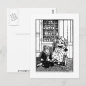 Een, twee, mijn schopnipper, mijn graafmachine briefkaart (Voorkant / Achterkant)