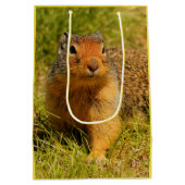 Een Twitchy-nosed Columbian Ground Squirrel Medium Cadeauzakje (Achterkant)