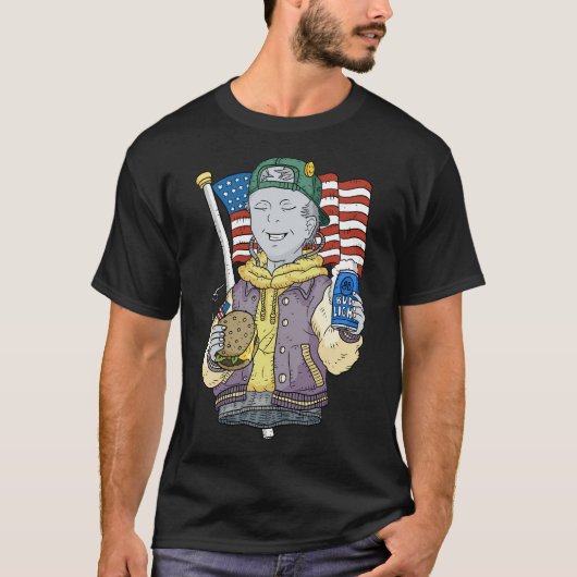Een typisch Amerikaanse Spriggan. T-shirt (Voorkant)