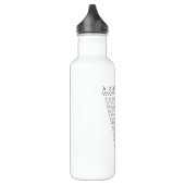 Een Typografisch segment van Pi Waterfles (Links)