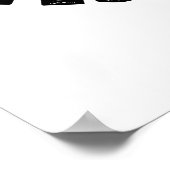 Een udder betrapt de grass Funny Koe pun Poster (Hoek)