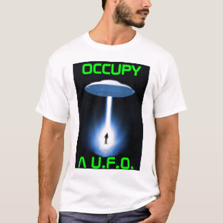 Een ufo bezetten t-shirt