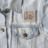 Een 'Ugly Rush' Vierkante Button 5,1 Cm (In situ)