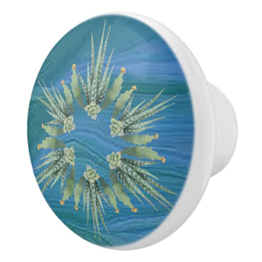 Een uitbarsting van veren keramische knop / pull (Rechts)