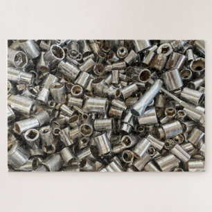 Een uitdagende puzzel met 1000 stuks. "Contactdoze