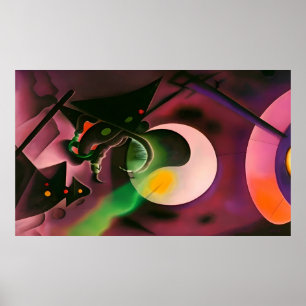 Een uitglijder in de Dream Stream Ken Gage Surreal Poster