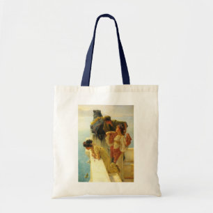 Een uitkijkpost door Sir Lawrence Alma-Tadema Tote Bag