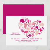 Een uitnodigende uitnodiging voor moederliefde (Voorkant / Achterkant)