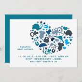 Een uitnodigende uitnodiging voor moederliefde (Voorkant / Achterkant)