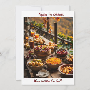 Een uitnodiging om samen vreugdevolle maaltijden t