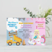 Een uitnodiging voor broers en zussen van vrachtwa (Staand voorkant)