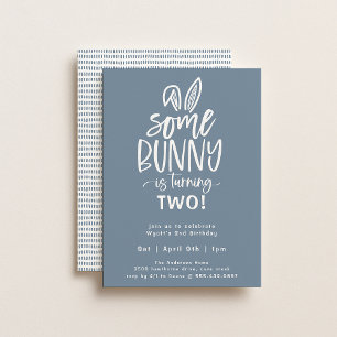 Een uitnodiging voor Bunny Birthday Party