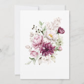 Een uitnodiging voor een Baby shower met een klein (Achterkant)