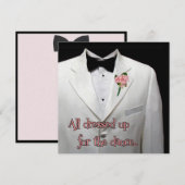 Een uitnodiging voor witte sportcoatingapparatuur (Voorkant / Achterkant)