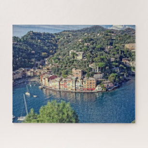 Een Uitzicht aan Portofino, Italia - 16x20 - 520 p Legpuzzel