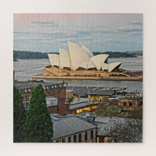 Een Uitzicht aan Sydney Opera House - 20x20 - 676 Legpuzzel