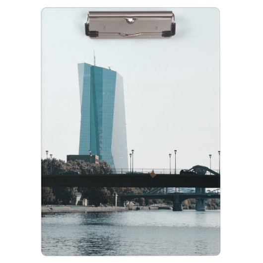 Een uitzicht Frankfurt Klembord (Voorkant)