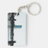 Een uitzicht Frankfurt Sleutelhanger (achterkant)