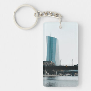 Een uitzicht Frankfurt Sleutelhanger
