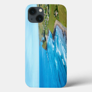 Een uitzicht op Hole in the Wall aan de Wild Coast iPhone 13 Hoesje
