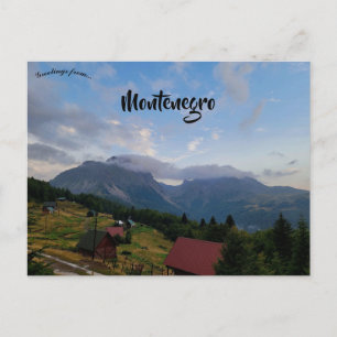 Een uitzicht op Komovi Montenegro Briefkaart