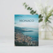 Een uitzicht op Monaco Briefkaart (Staand voorkant)